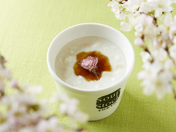 【お客様に会ってきました】もろみの良い香り「ひしほ醤油」使用。スープストックトーキョーさんの新作「桜とひしおの花見粥」を発売初日にいただく！
